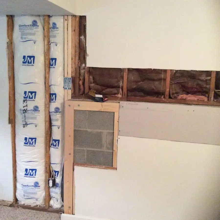 Wall insulation replacement during Odor Removal & Deodorization in Ansonia